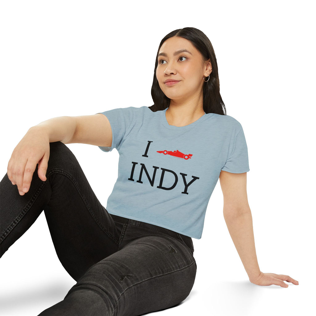 I Heart INDY Crop Top | I Racecar Indy | IndyCar Crop Top