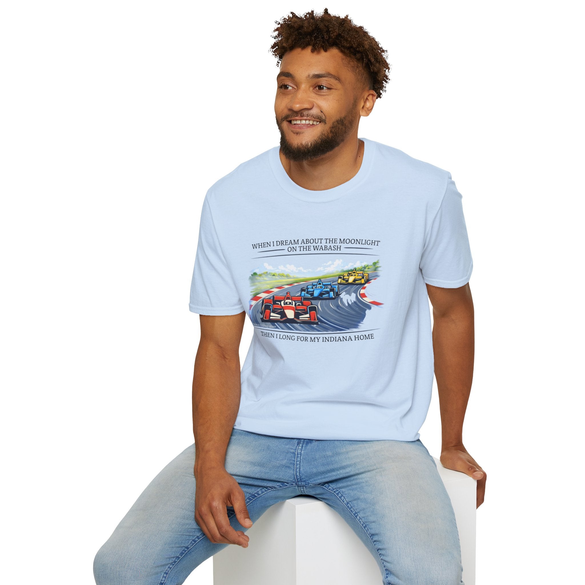 Back Home Again In Indiana IndyCar Graphic T-Shirt