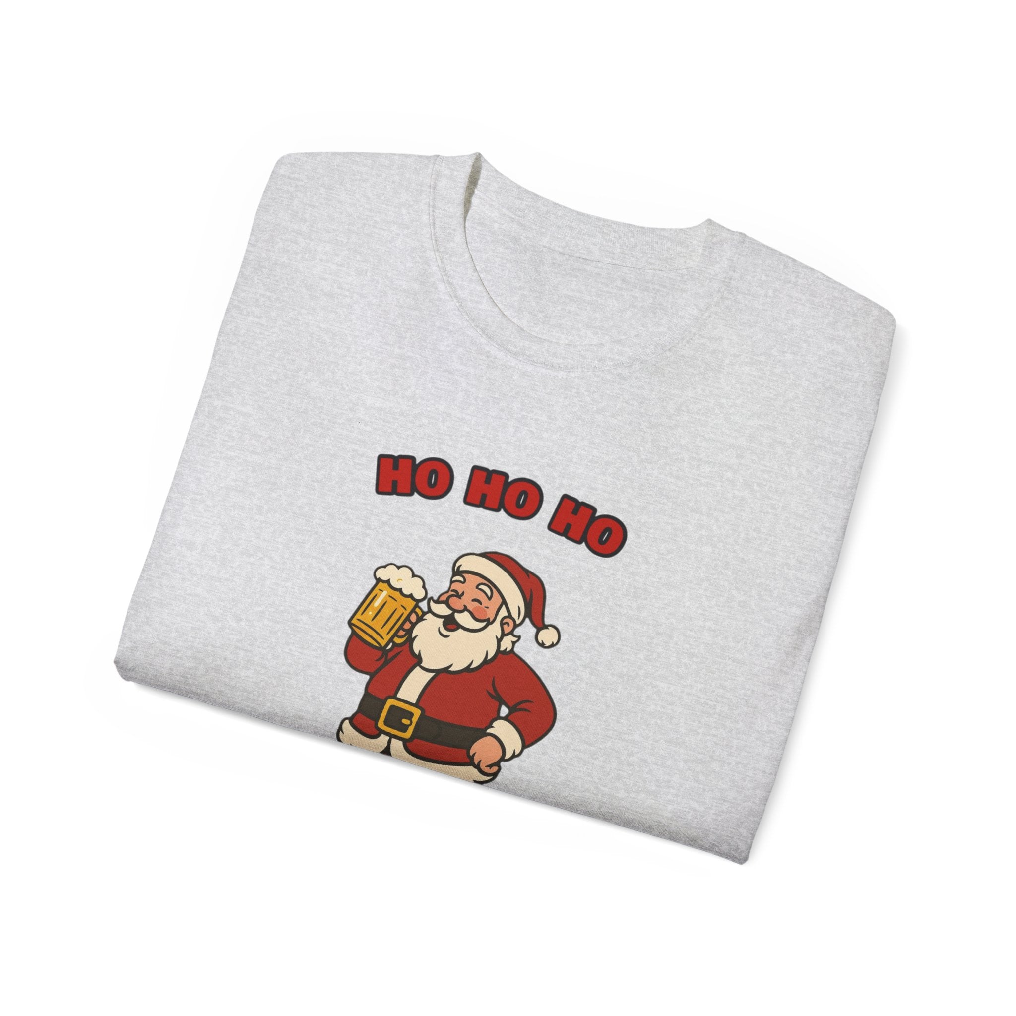Ho Ho Ho Hoosiers Santa With Beer Unisex T-Shirt