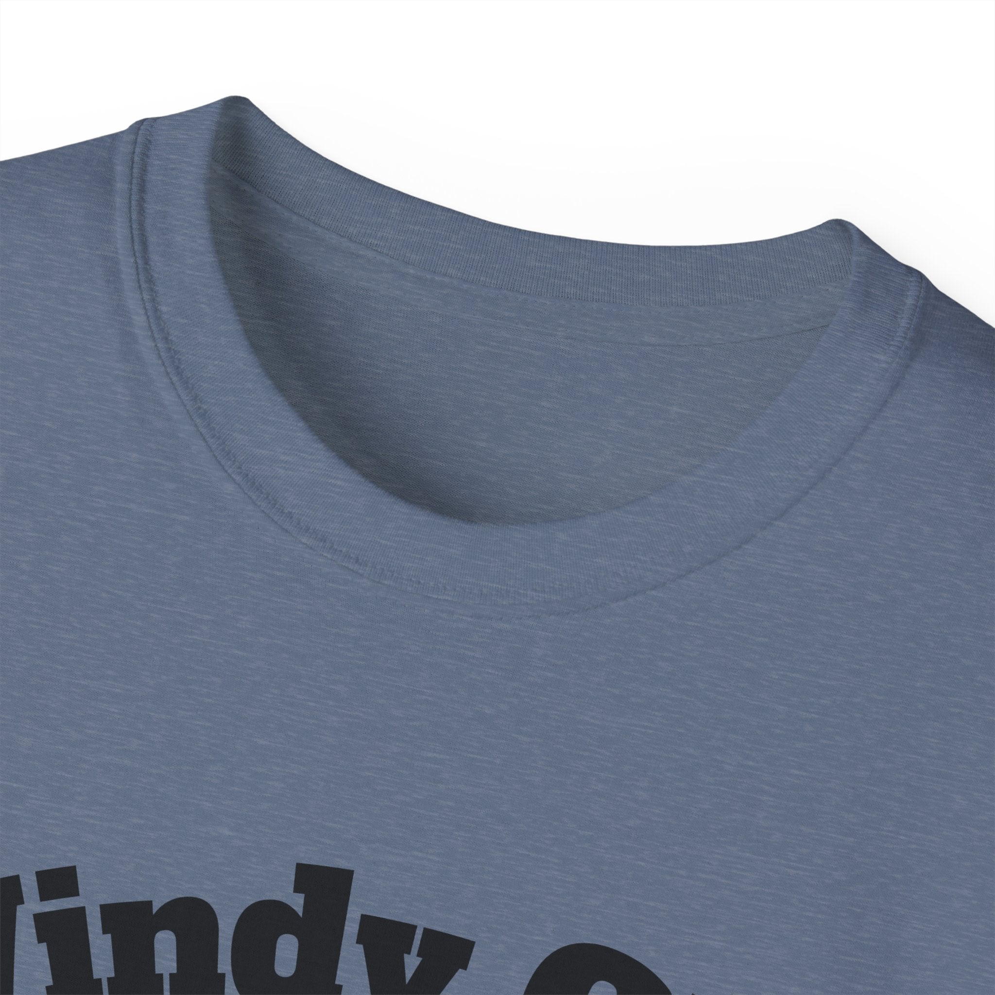 Windy City Bear Running the Football Unisex T-Shirt | Chicago Bears