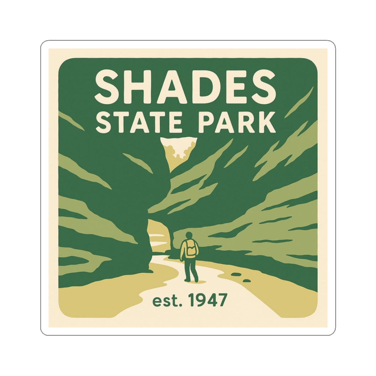 Shades Indiana State Park Sticker