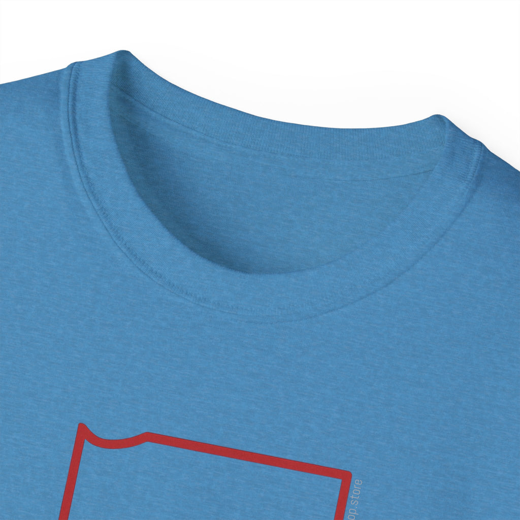 Indiana 317 Red Outline Unisex Ultra Cotton Tee