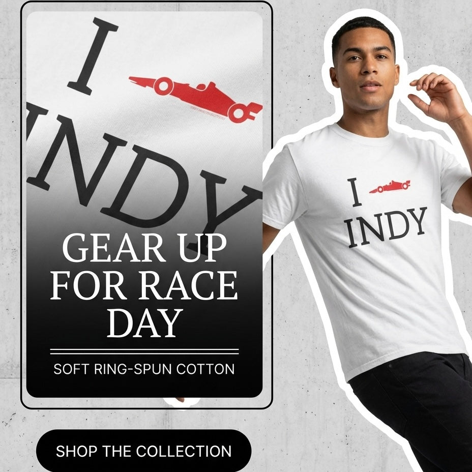 I Heart INDY T-Shirt | I Race Car INDY | IndyCar