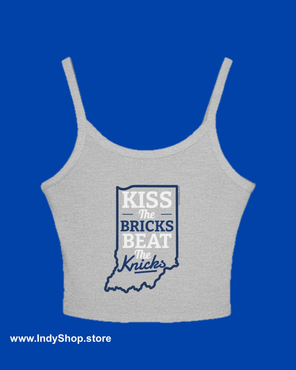 Kiss the Bricks Beat the Knicks Women's Tank Top | Spaghetti Strap Tank Top